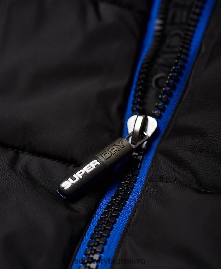 Superdry muži športová bunda 6B4ZTR1170 oblečenie čierna