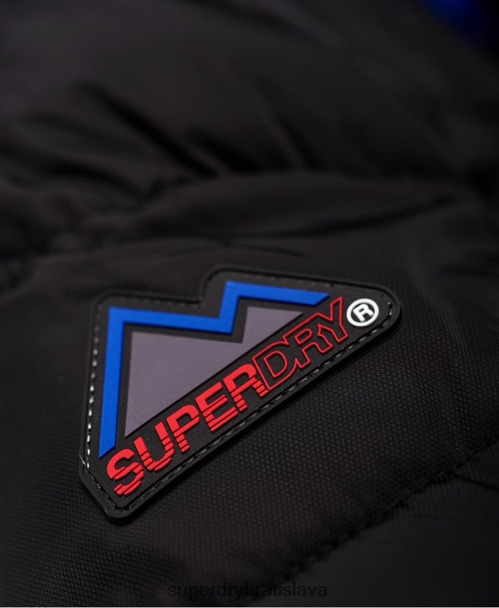 Superdry muži športová bunda 6B4ZTR1170 oblečenie čierna