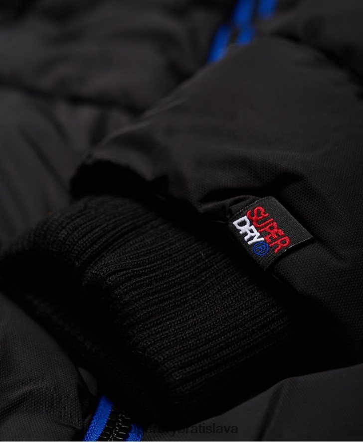 Superdry muži športová bunda 6B4ZTR1170 oblečenie čierna
