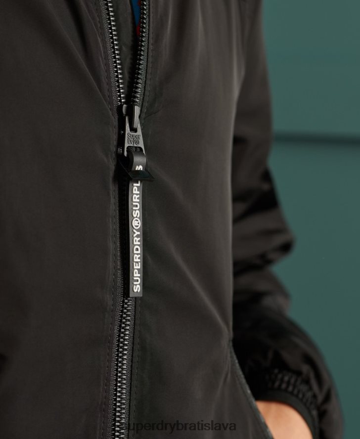 Superdry muži prebytočný tovar mušia váha bombardér 6B4ZTR1196 oblečenie čierna