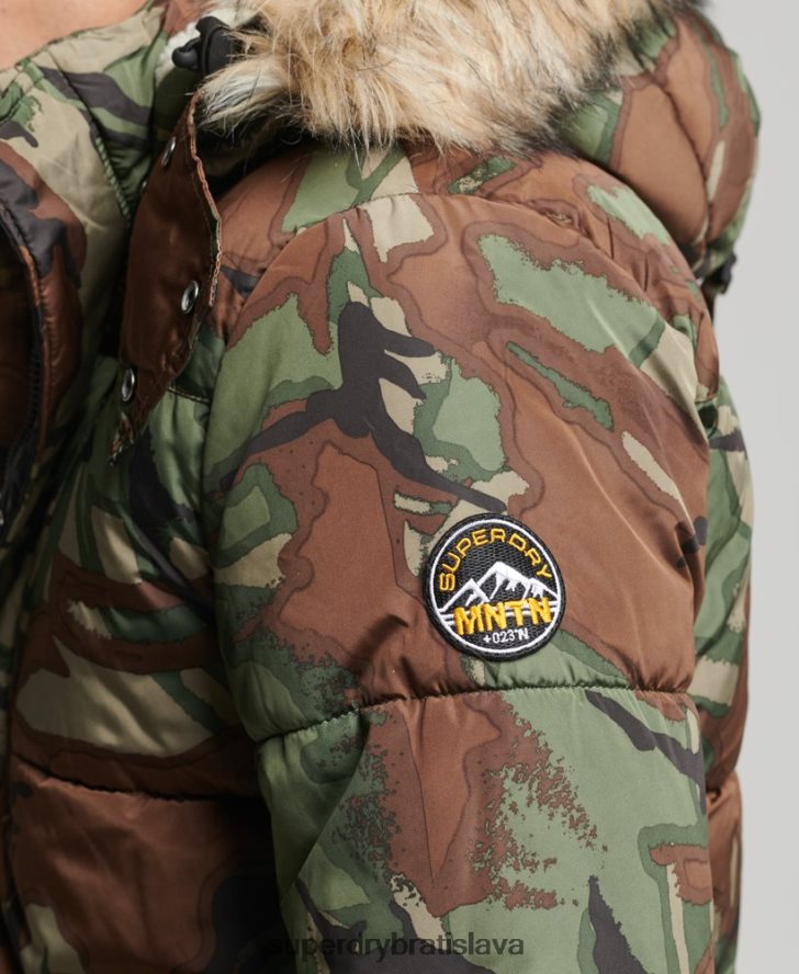 Superdry muži sd expedičná bunda parka 6B4ZTR4775 oblečenie zelená