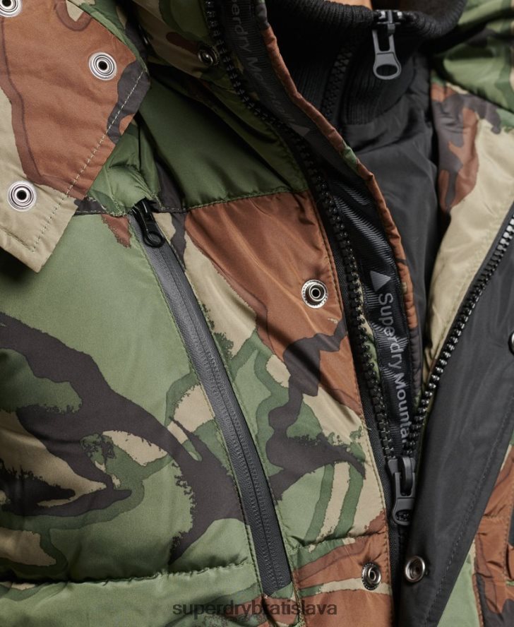Superdry muži sd expedičná bunda parka 6B4ZTR4775 oblečenie zelená