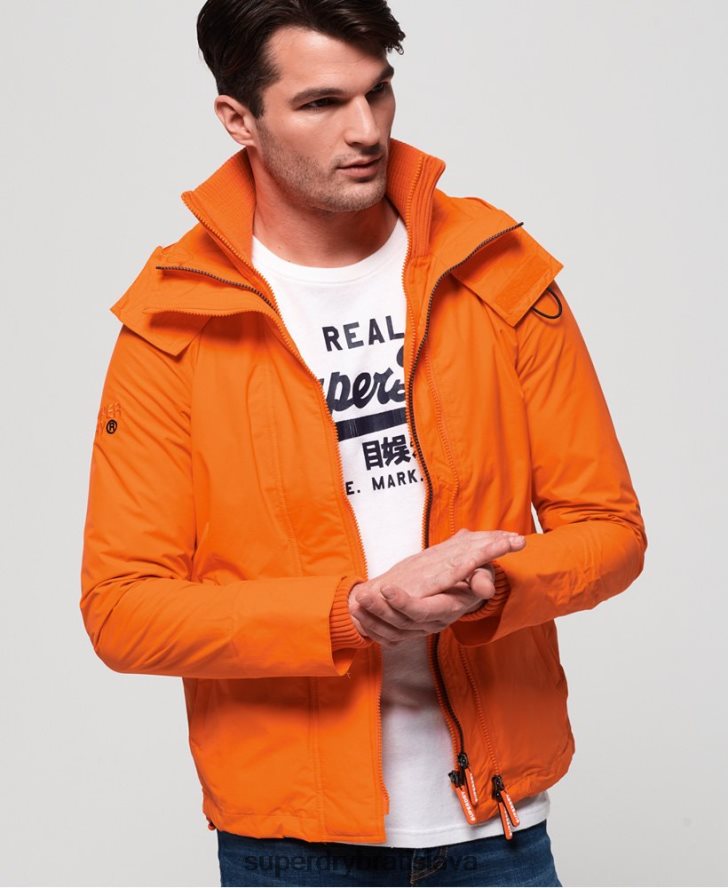 Superdry muži sd-vetrovka s kapucňou na zips 6B4ZTR4791 oblečenie Modrá
