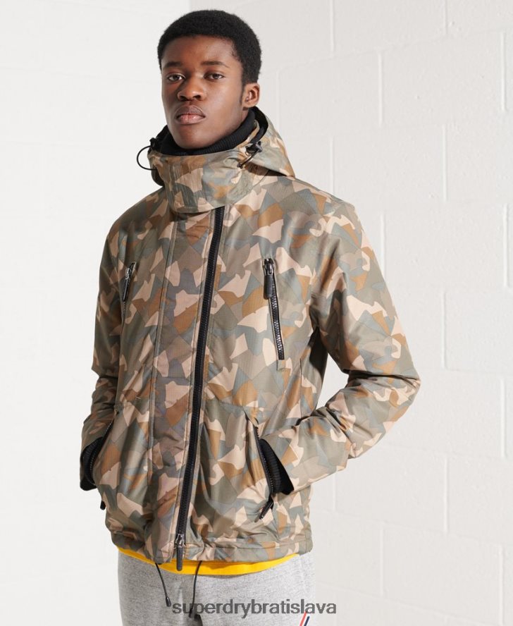 Superdry muži sd-wind jachtárska bunda 6B4ZTR4669 oblečenie zelená