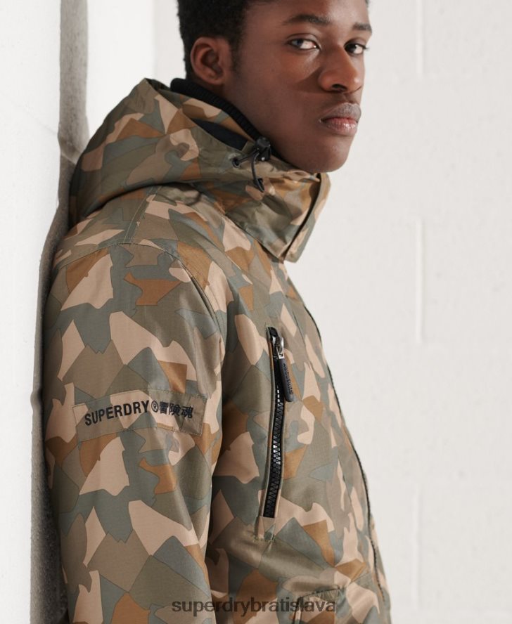 Superdry muži sd-wind jachtárska bunda 6B4ZTR4669 oblečenie zelená