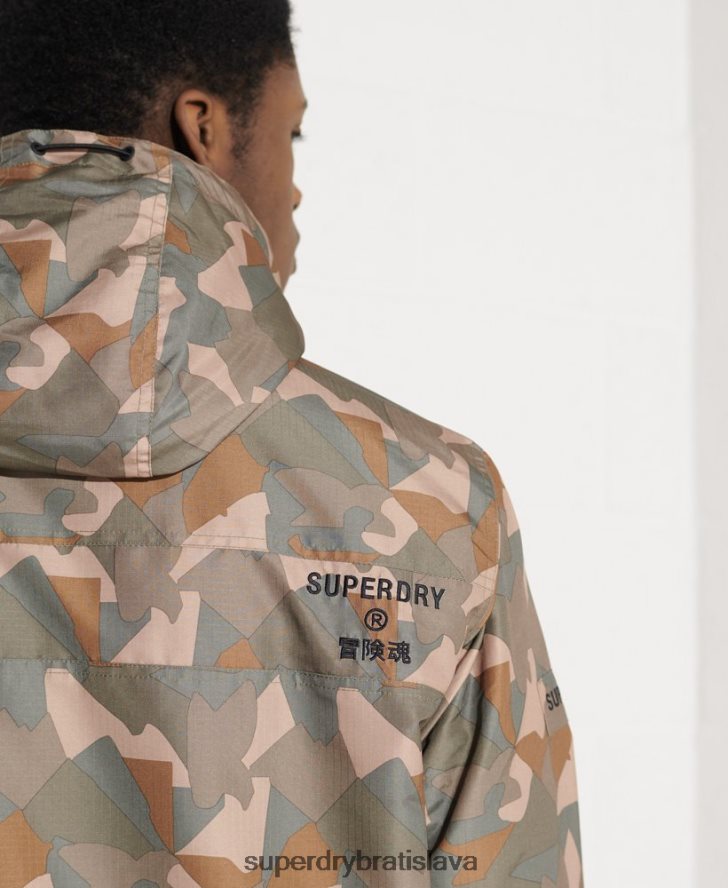 Superdry muži sd-wind jachtárska bunda 6B4ZTR4669 oblečenie zelená