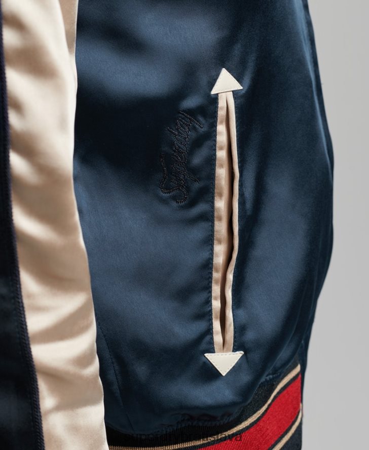 Superdry muži sukajan sako 6B4ZTR904 oblečenie tmavomodrá