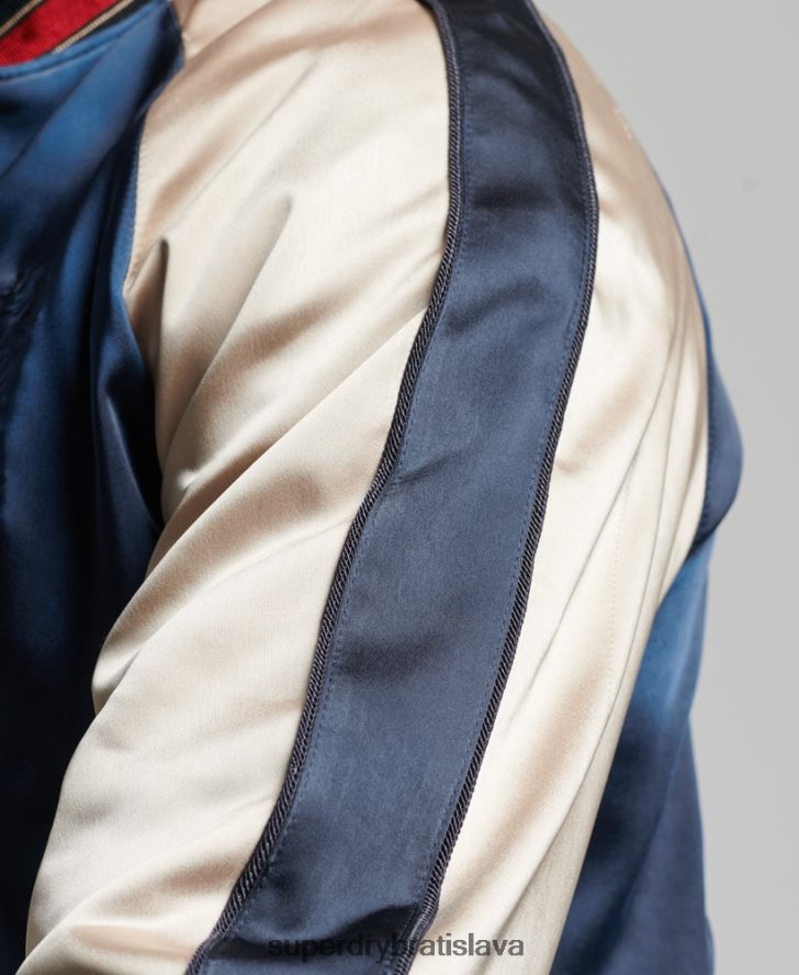 Superdry muži sukajan sako 6B4ZTR904 oblečenie tmavomodrá