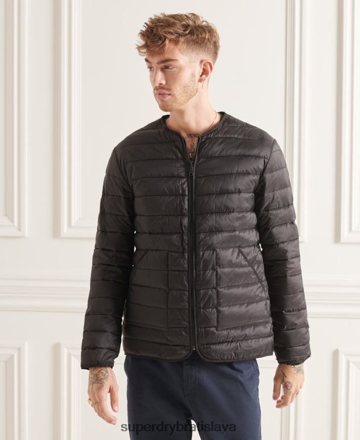 Superdry muži Štúdiová parka s rybím chvostom 3 v 1 6B4ZTR4660 oblečenie čierna
