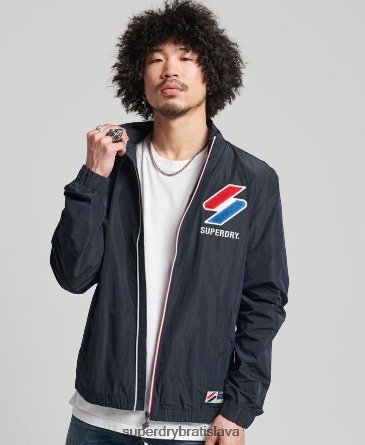 Superdry muži tepláková bunda 6B4ZTR1153 oblečenie námorníctvo