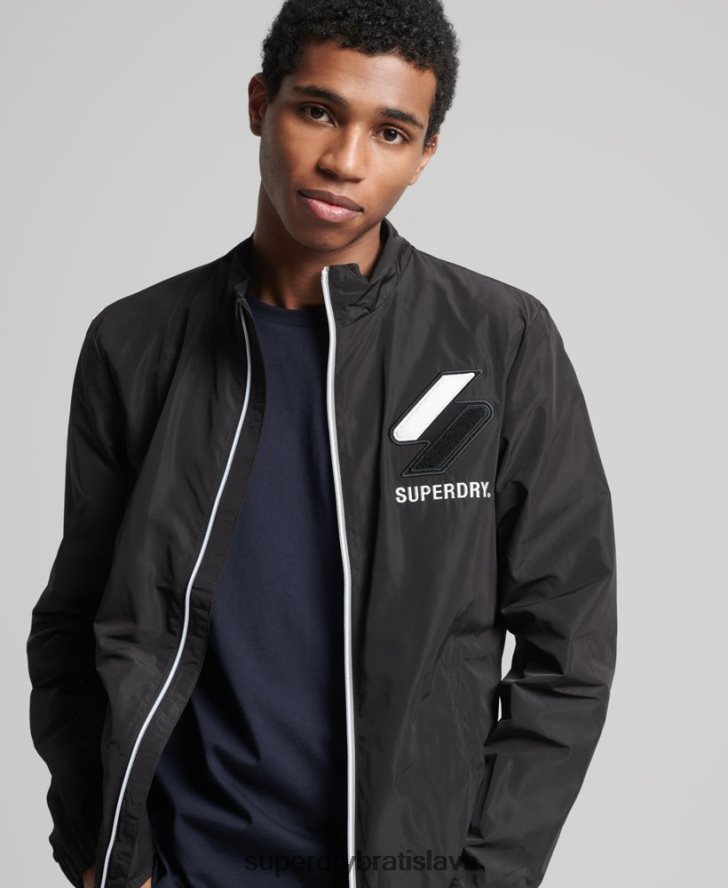 Superdry muži tepláková bunda 6B4ZTR1172 oblečenie čierna