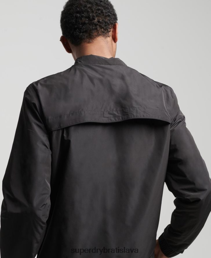 Superdry muži tepláková bunda 6B4ZTR1172 oblečenie čierna