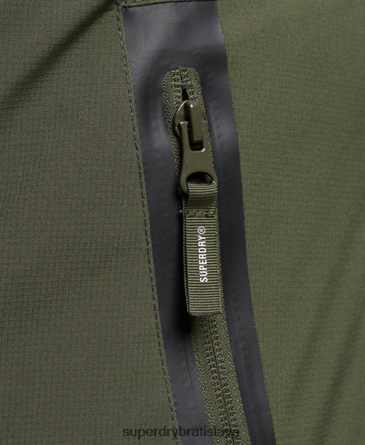 Superdry muži tréningová bunda Harrington 6B4ZTR925 oblečenie kaki