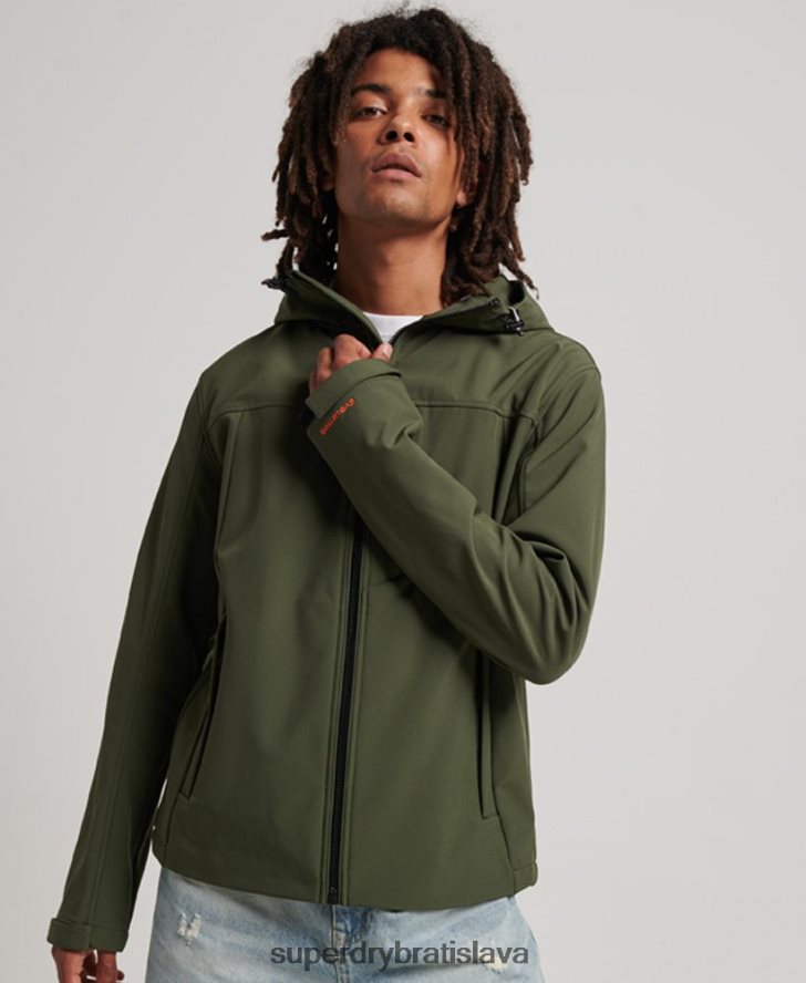 Superdry muži trekingová bunda 6B4ZTR1063 oblečenie kaki