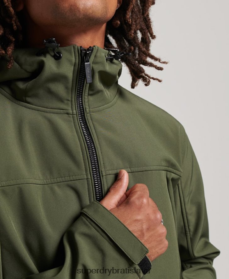 Superdry muži trekingová bunda 6B4ZTR1063 oblečenie kaki