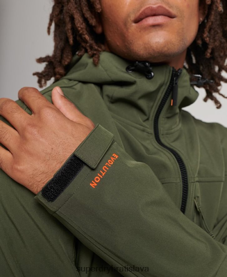 Superdry muži trekingová bunda 6B4ZTR1063 oblečenie kaki