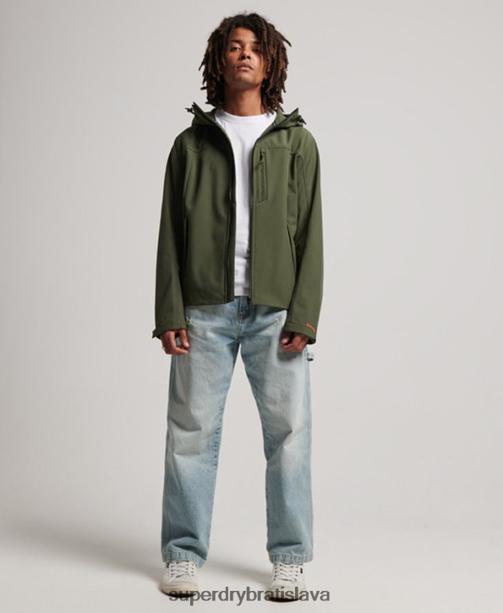 Superdry muži trekingová bunda 6B4ZTR1063 oblečenie kaki
