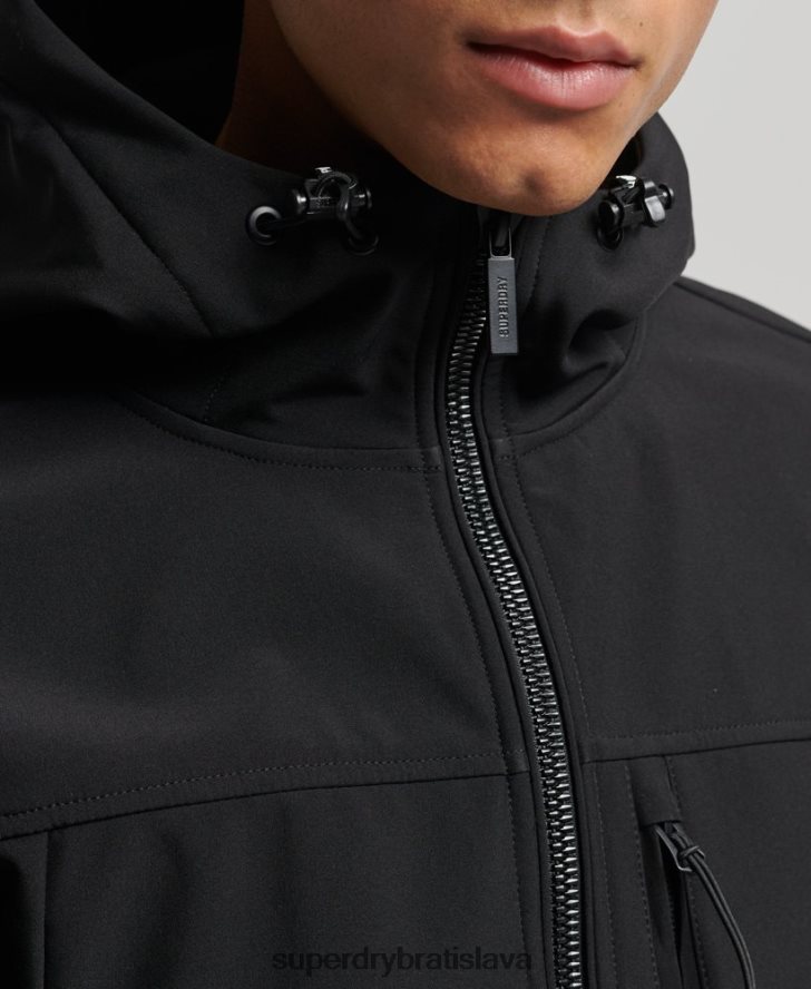 Superdry muži trekingová bunda 6B4ZTR910 oblečenie čierna