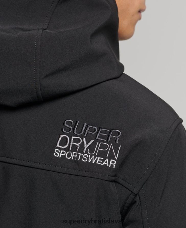 Superdry muži trekingová bunda 6B4ZTR910 oblečenie čierna