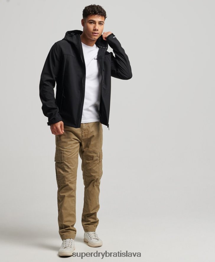 Superdry muži trekingová bunda 6B4ZTR910 oblečenie čierna