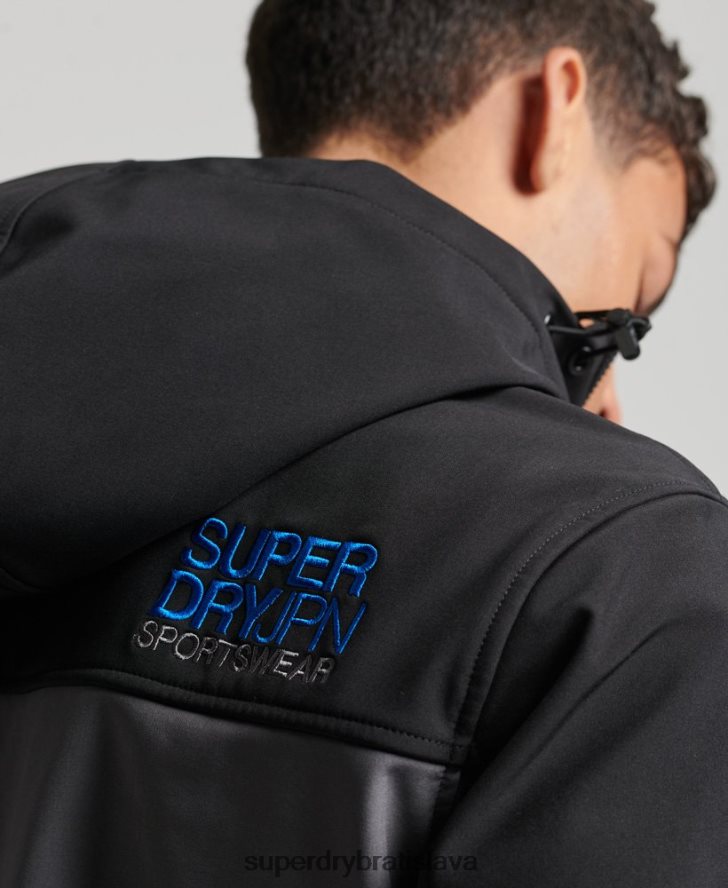 Superdry muži trekingová bunda 6B4ZTR917 oblečenie tmavošedý