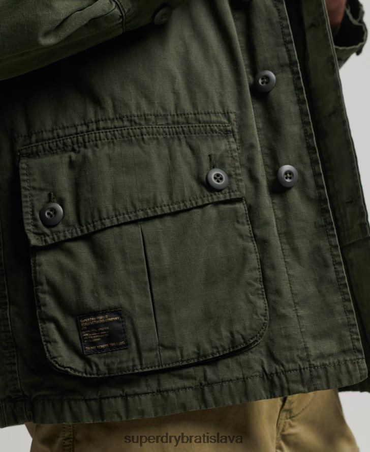 Superdry muži tropická bojová bunda 6B4ZTR4701 oblečenie zelená