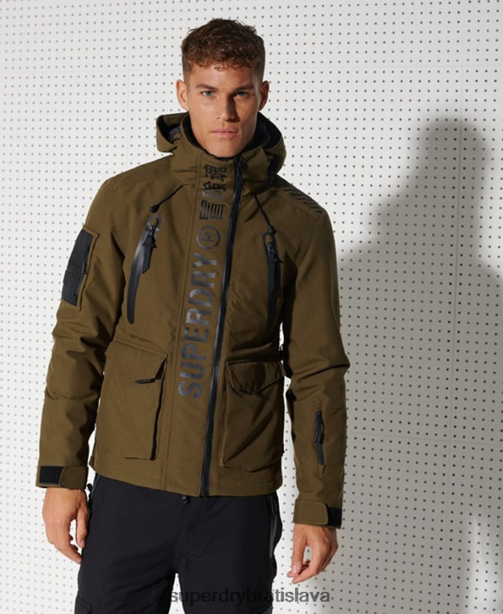 Superdry muži ultimátna horská záchranná bunda 6B4ZTR1401 oblečenie zelená
