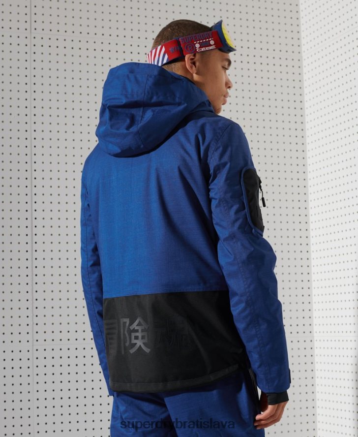 Superdry muži ultimátna horská záchranná bunda 6B4ZTR1403 oblečenie Modrá
