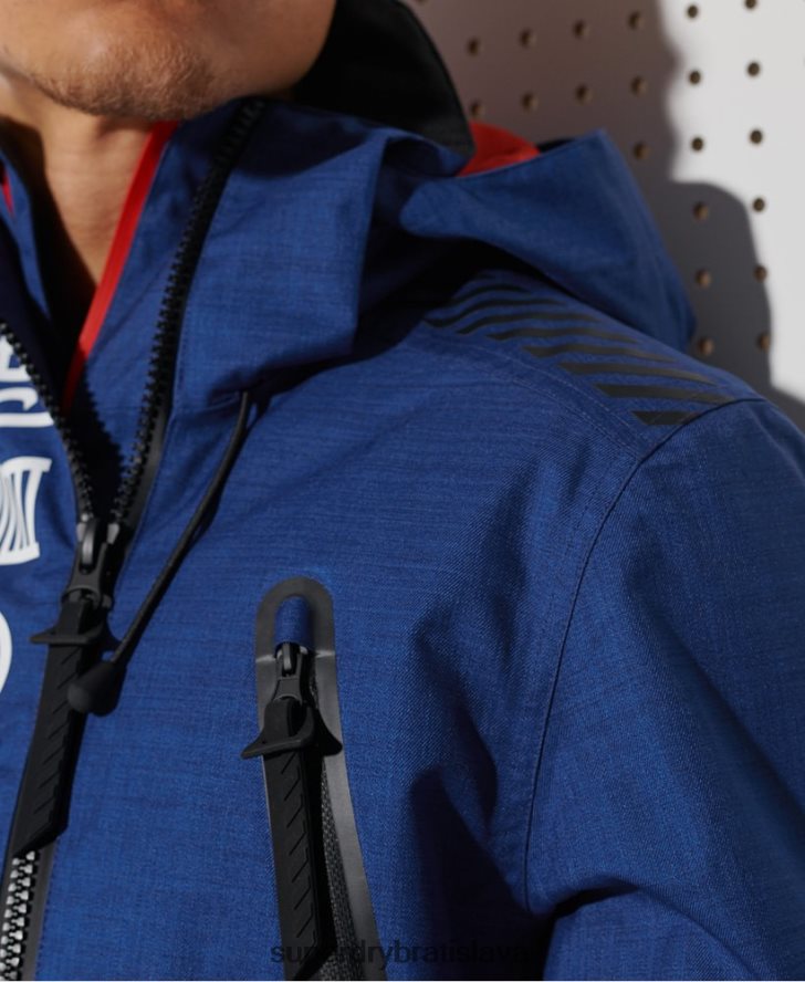 Superdry muži ultimátna horská záchranná bunda 6B4ZTR1403 oblečenie Modrá