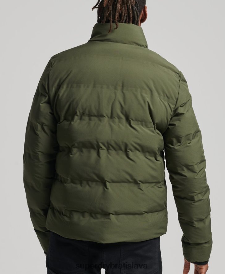 Superdry muži ultimátna radarová prešívaná bunda 6B4ZTR4621 oblečenie kaki