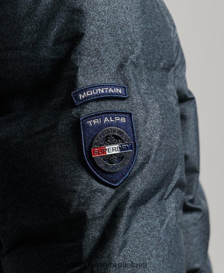 Superdry muži ultimátna radarová prikrývka 6B4ZTR4562 oblečenie tmavošedý