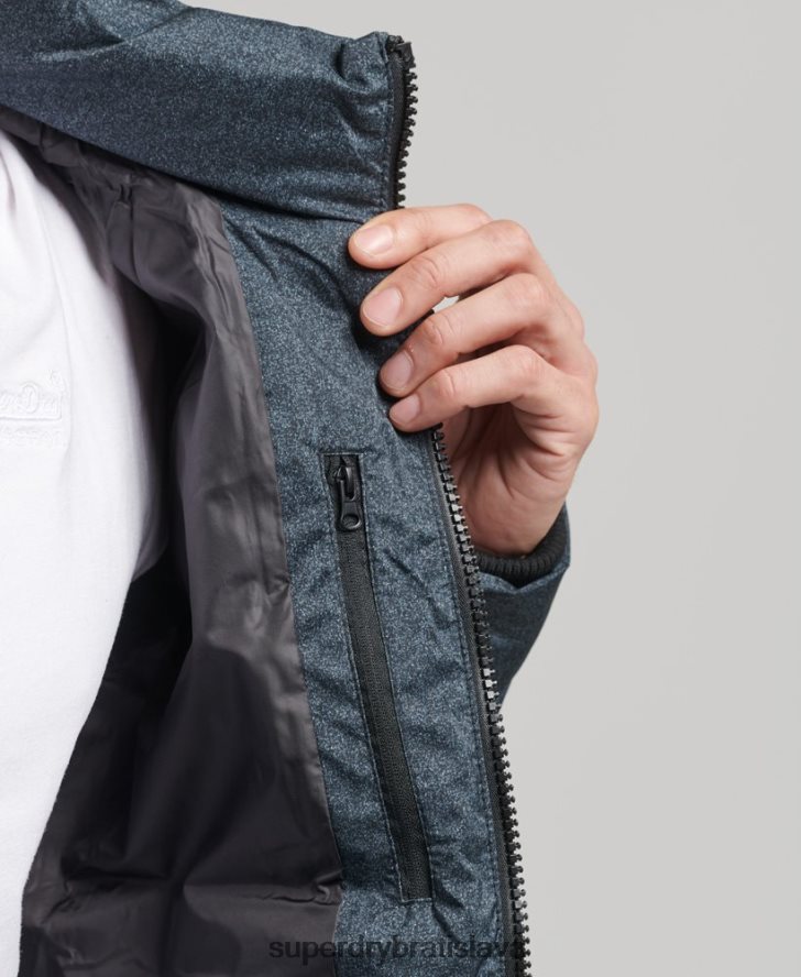 Superdry muži ultimátna radarová prikrývka 6B4ZTR4562 oblečenie tmavošedý