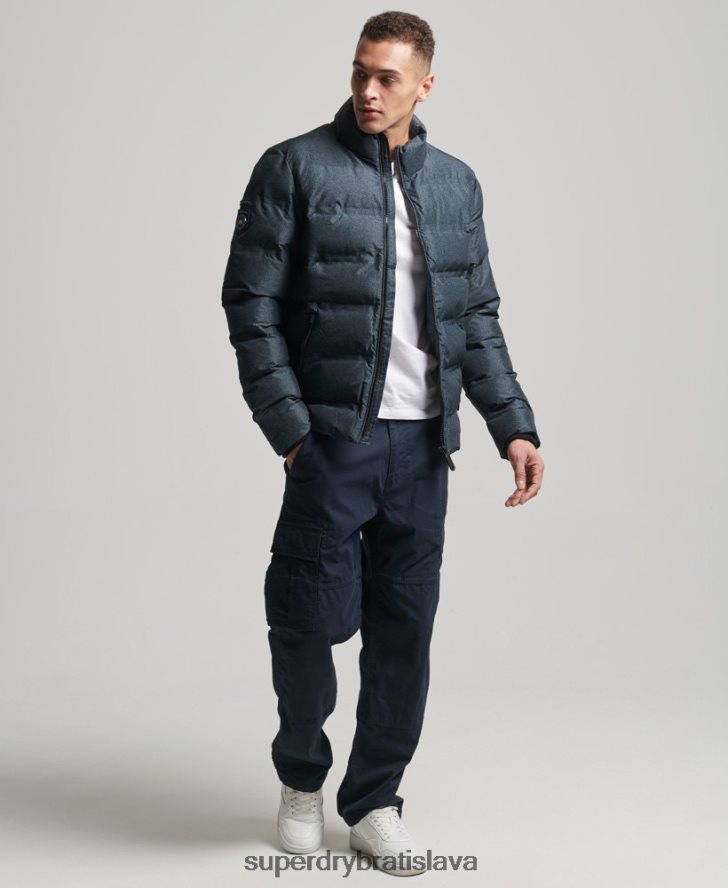 Superdry muži ultimátna radarová prikrývka 6B4ZTR4562 oblečenie tmavošedý