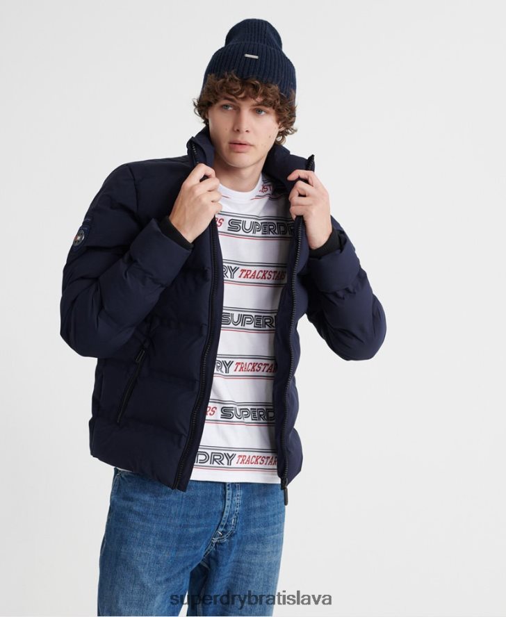 Superdry muži ultimátna radarová prikrývka 6B4ZTR4735 oblečenie námorníctvo