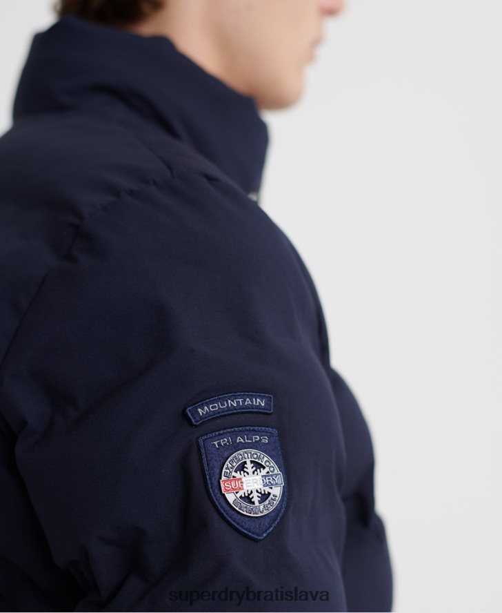Superdry muži ultimátna radarová prikrývka 6B4ZTR4735 oblečenie námorníctvo