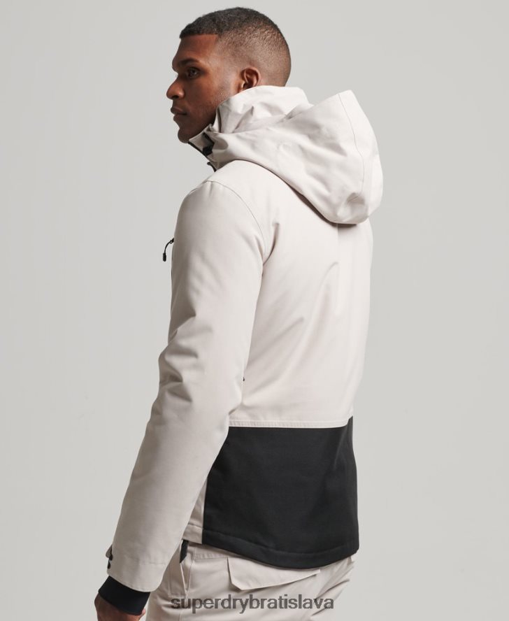 Superdry muži ultimátna záchranná bunda 6B4ZTR1370 oblečenie svetlo šedá