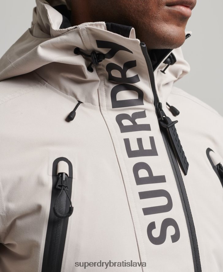 Superdry muži ultimátna záchranná bunda 6B4ZTR1370 oblečenie svetlo šedá