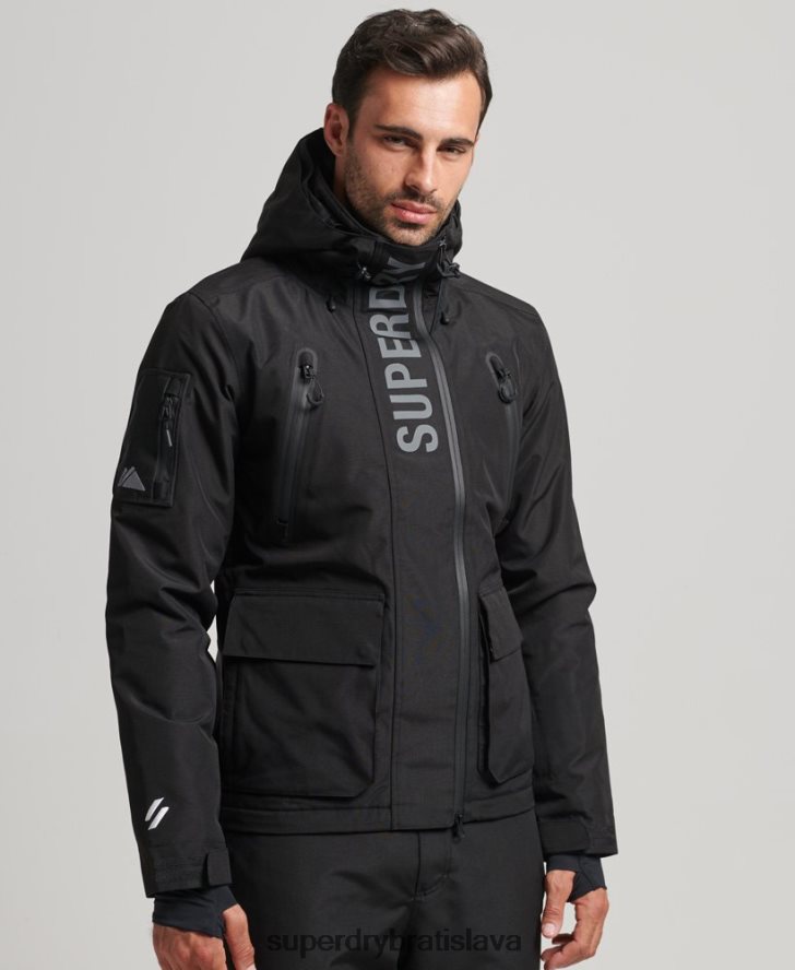Superdry muži ultimátna záchranná bunda 6B4ZTR6403 oblečenie čierna