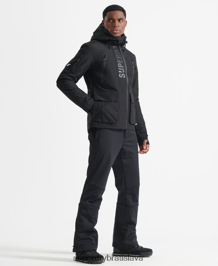 Superdry muži ultimátna záchranná bunda 6B4ZTR6459 oblečenie čierna