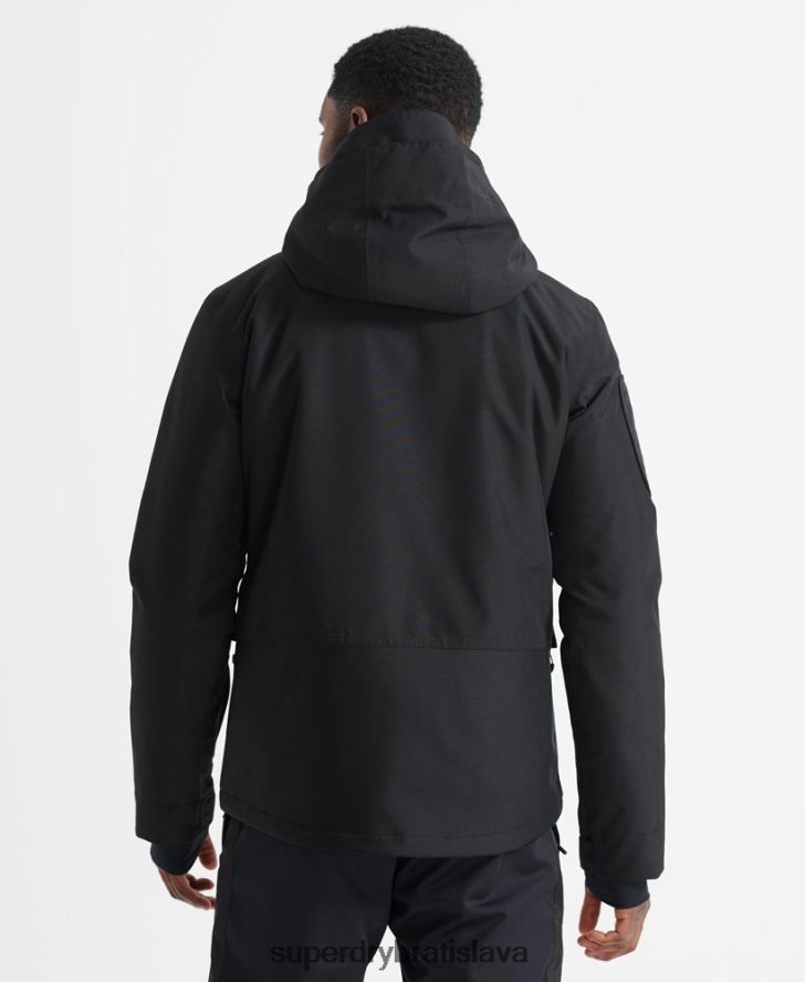 Superdry muži ultimátna záchranná bunda 6B4ZTR6459 oblečenie čierna
