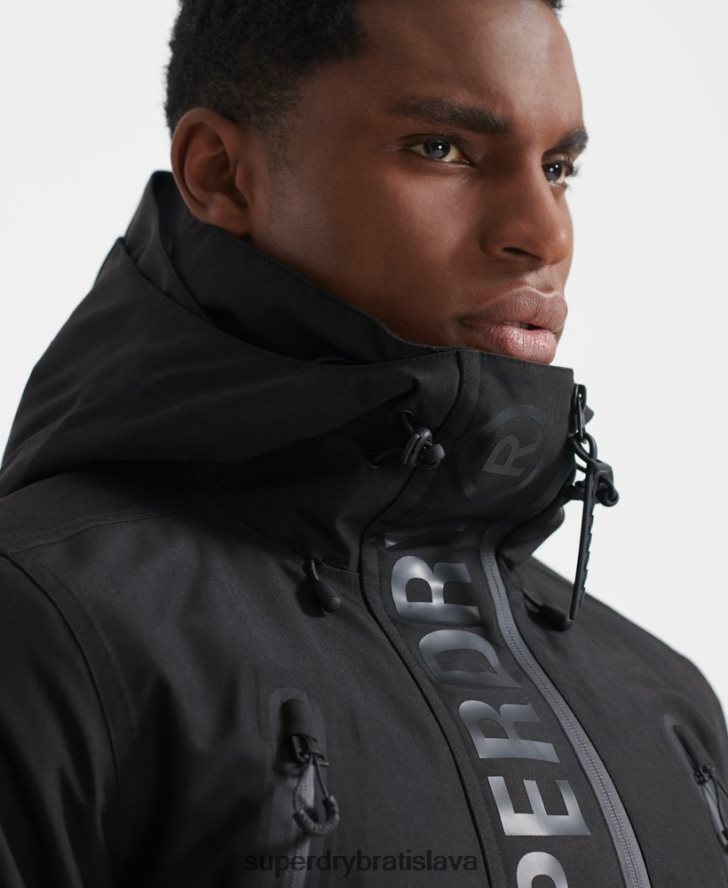 Superdry muži ultimátna záchranná bunda 6B4ZTR6459 oblečenie čierna