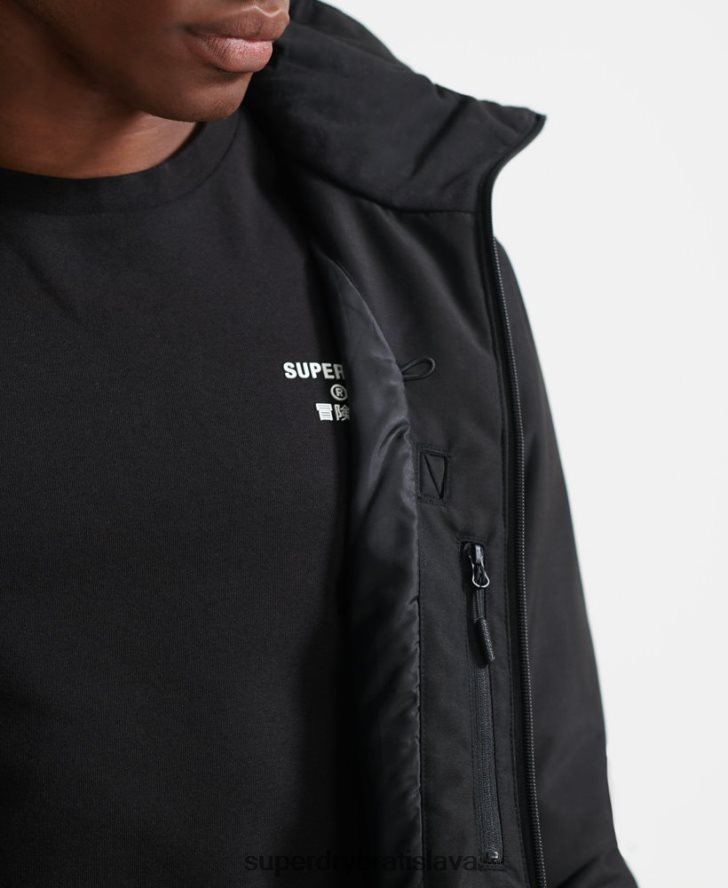 Superdry muži ultimátna záchranná bunda 6B4ZTR6459 oblečenie čierna