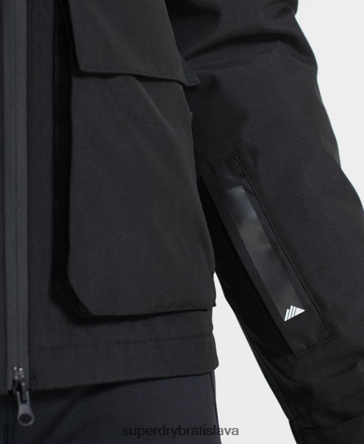 Superdry muži ultimátna záchranná bunda 6B4ZTR6459 oblečenie čierna