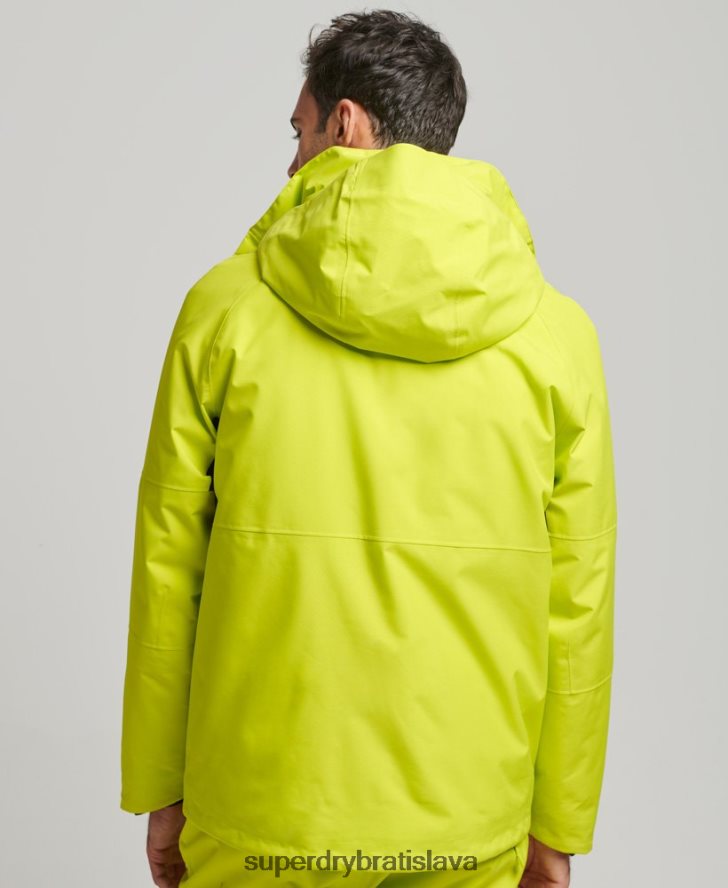 Superdry muži ultra bunda do snehu 6B4ZTR977 oblečenie žltá