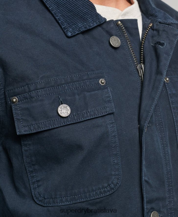 Superdry muži vintage bunda z ranča 6B4ZTR4440 oblečenie námorníctvo