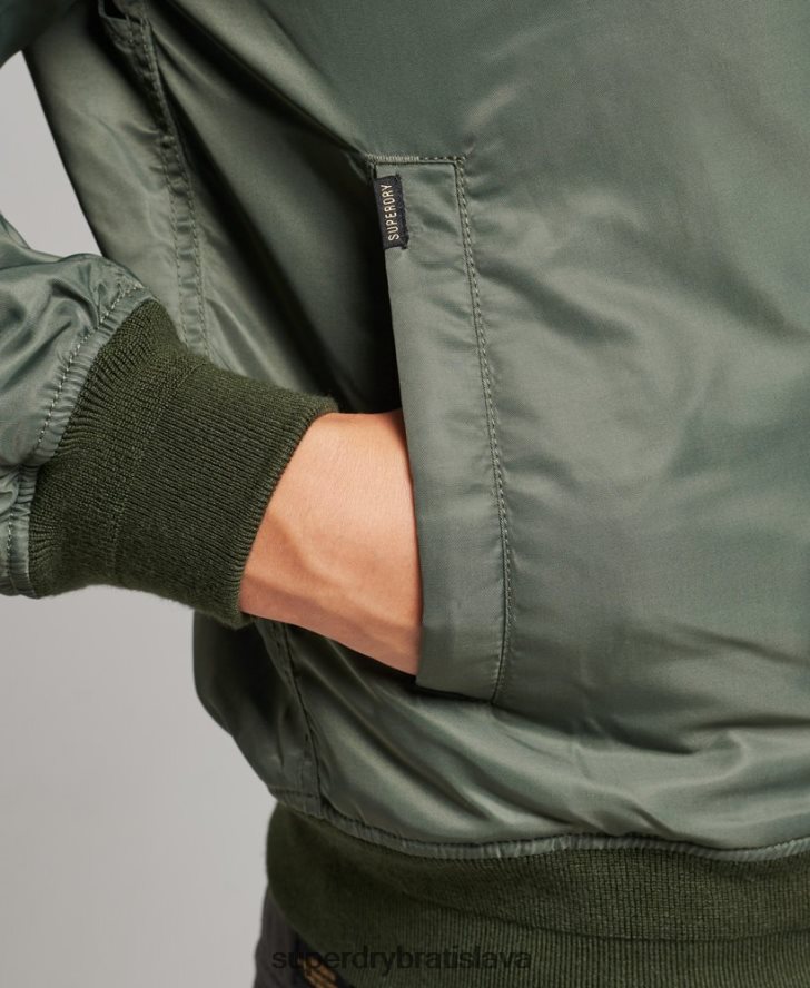 Superdry muži vintage ma1 bomber bunda 6B4ZTR4656 oblečenie zelená
