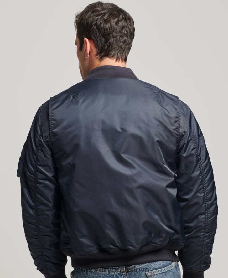 Superdry muži vintage ma1 bomber bunda 6B4ZTR4703 oblečenie námorníctvo