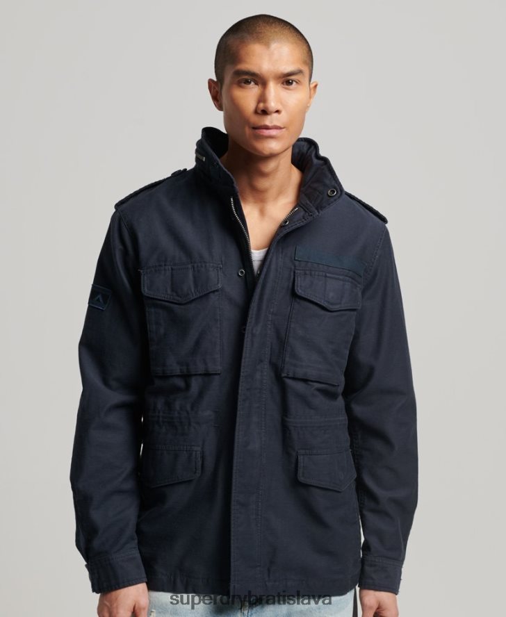 Superdry muži vojenská bunda m65 6B4ZTR1130 oblečenie námorníctvo