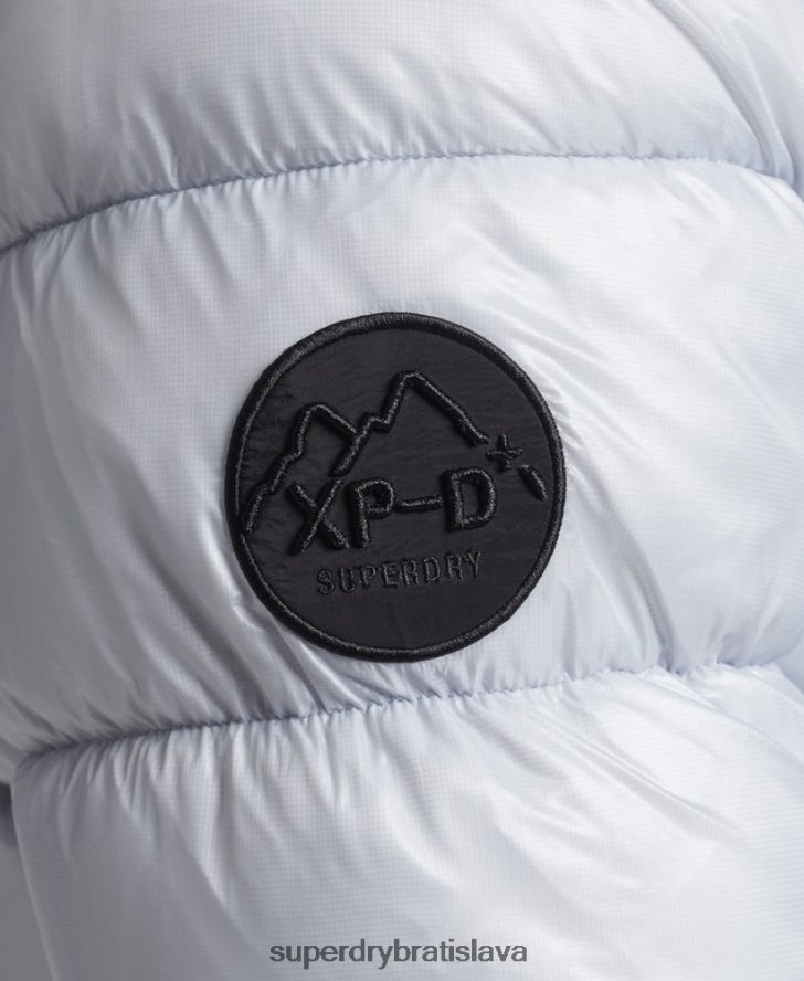 Superdry muži xpd športová luxusná bunda 6B4ZTR4579 oblečenie svetlo modrá