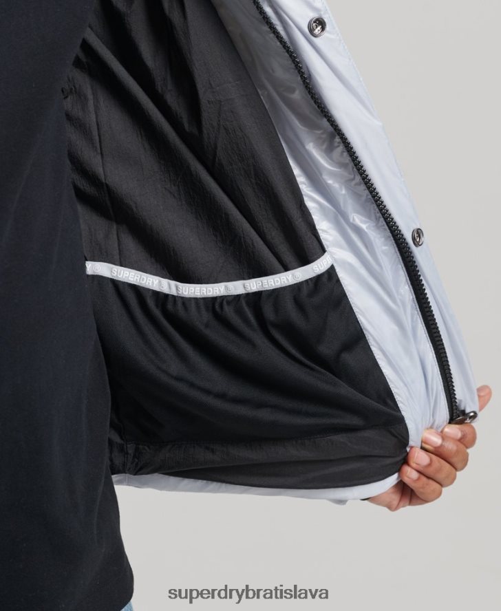 Superdry muži xpd športová luxusná bunda 6B4ZTR4579 oblečenie svetlo modrá